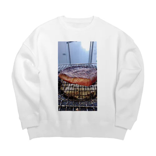 肉祭り Big Crew Neck Sweatshirt