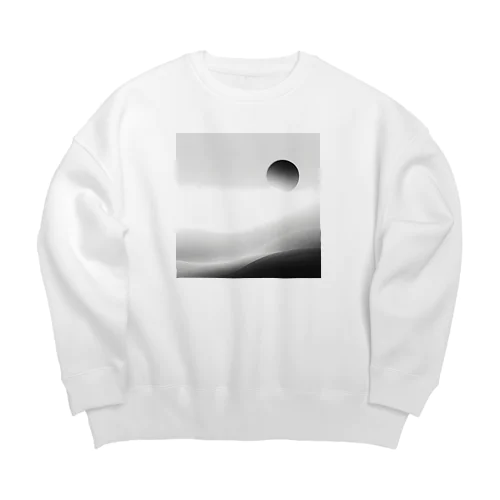 エレガントなデザイン Big Crew Neck Sweatshirt