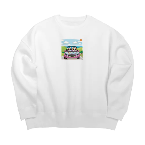 キトゥンズ・ロード・トリップ・アドベンチャー Big Crew Neck Sweatshirt