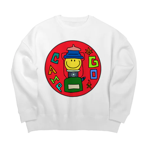 Go CAMP Red Big Crew Neck Sweatshirt