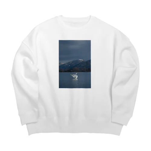 白鳥の湖 Big Crew Neck Sweatshirt