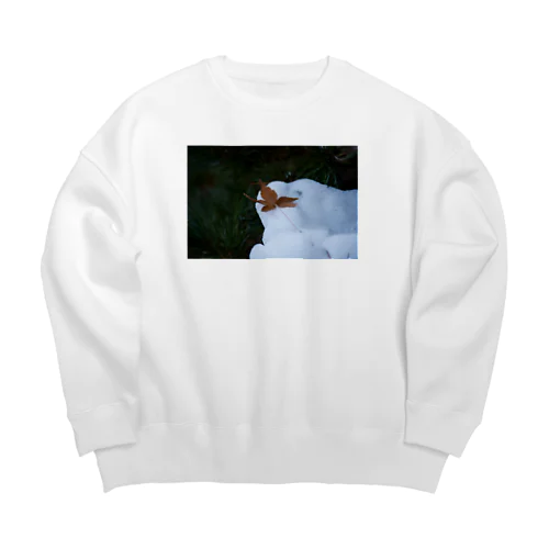 冬の紅葉 Big Crew Neck Sweatshirt