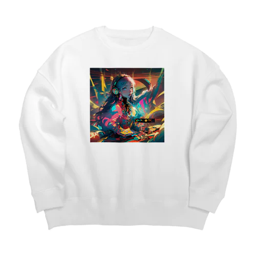 AI美人 Big Crew Neck Sweatshirt