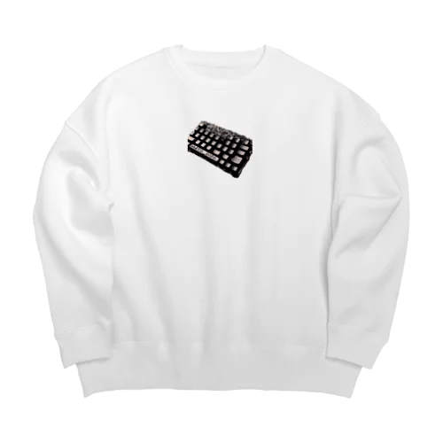 gajetto_papaキーボード Big Crew Neck Sweatshirt