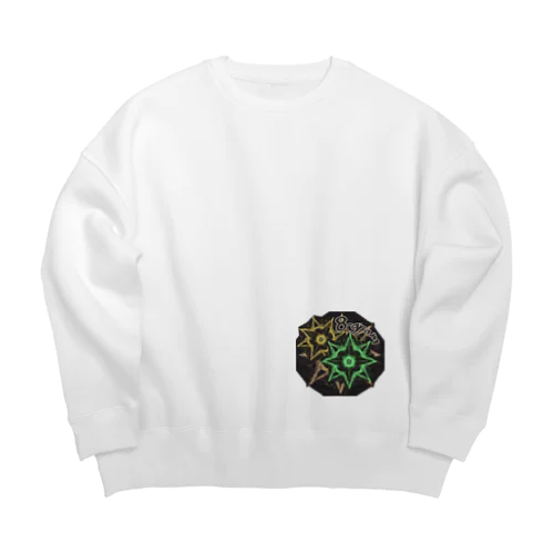 【Abstract Design】8-gram 八芒星🤭 Big Crew Neck Sweatshirt
