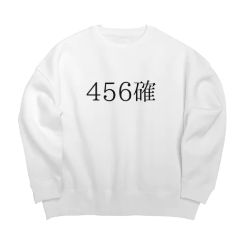 456確 Big Crew Neck Sweatshirt