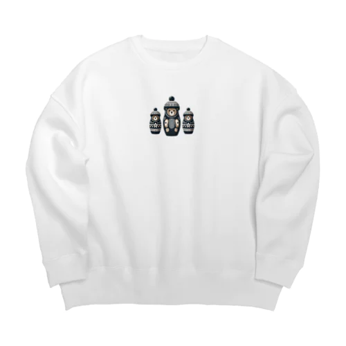 グリズリーこけし Big Crew Neck Sweatshirt