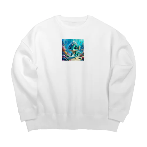 タツノオトシゴ Big Crew Neck Sweatshirt