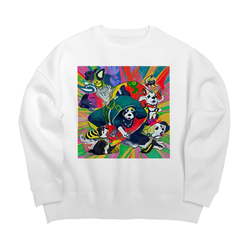 dogまん Big Crew Neck Sweatshirt