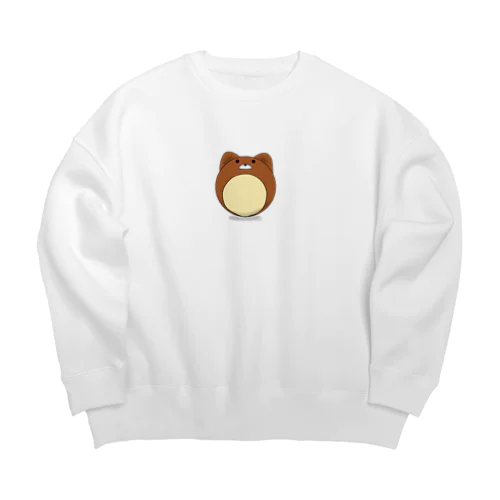 アニマルボール　くまちゃん Big Crew Neck Sweatshirt