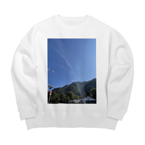 鷹と岐阜城 アメジスト 2846 Big Crew Neck Sweatshirt