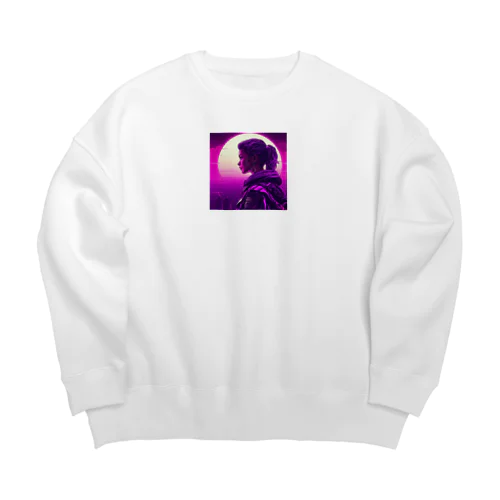 夕暮れ Big Crew Neck Sweatshirt