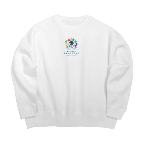 ナチュベジライフ　オリジナルグッズ Big Crew Neck Sweatshirt