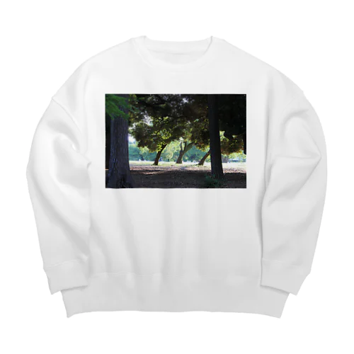 おとぎの公園の木 Big Crew Neck Sweatshirt