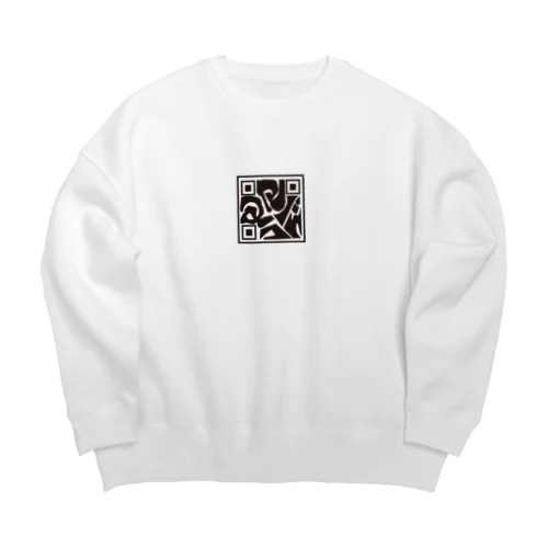 キューアールコード Big Crew Neck Sweatshirt