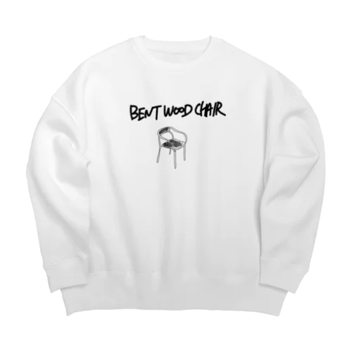 BENT WOOD CHAIR Big Crew Neck Sweatshirt