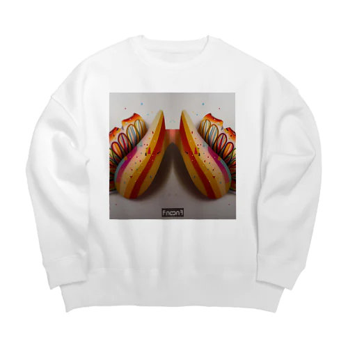 謎の果物 Big Crew Neck Sweatshirt