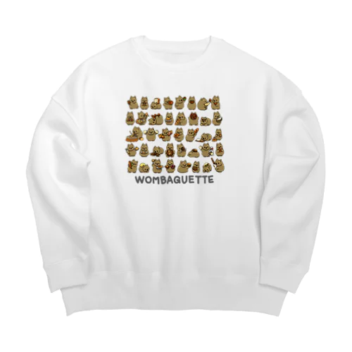 ウォンバットのパン屋さん5 Big Crew Neck Sweatshirt