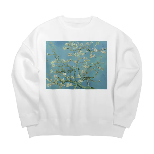 フィンセント・ファン・ゴッホ 「花咲くアーモンドの木の枝」  Big Crew Neck Sweatshirt