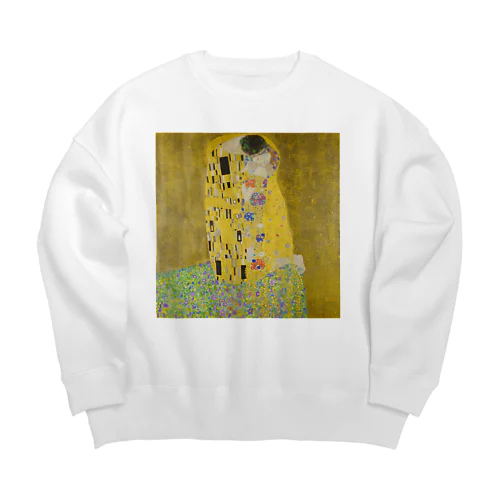 グスタフ・クリムト「接吻」 Big Crew Neck Sweatshirt