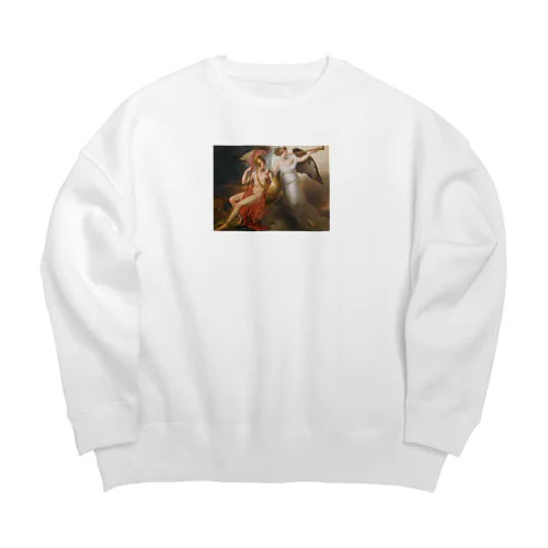 アンヌ＝ルイ・ジロデ・ド・ルシー＝トリオゾン「勝利の寓意」 Big Crew Neck Sweatshirt