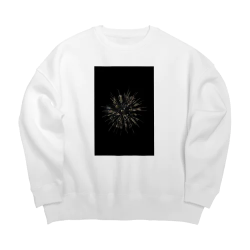 感動の花火 Big Crew Neck Sweatshirt