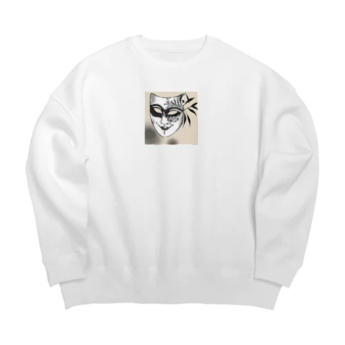 仮面 Big Crew Neck Sweatshirt