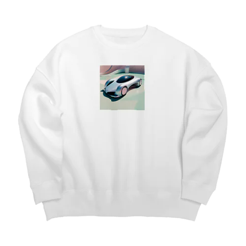 未来の車 Big Crew Neck Sweatshirt