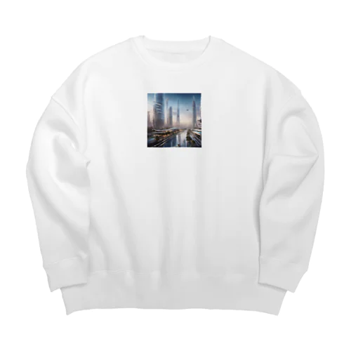 3. Futura Metropolis Big Crew Neck Sweatshirt