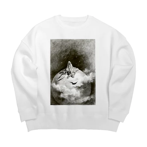 ギュスターヴ・ドレ「大鴉」挿絵 Big Crew Neck Sweatshirt