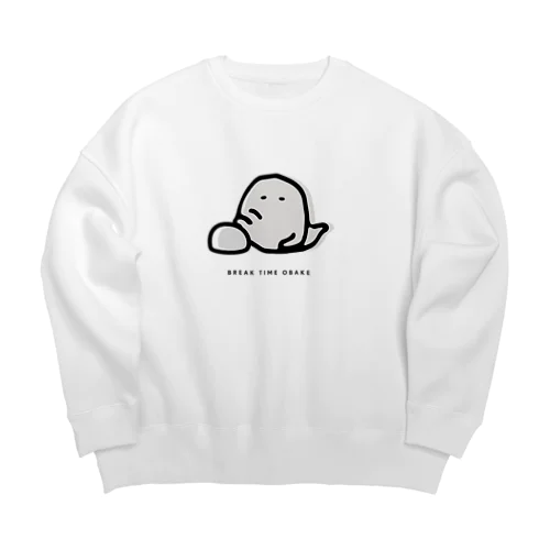 BREAK TIME OBAKE Big Crew Neck Sweatshirt