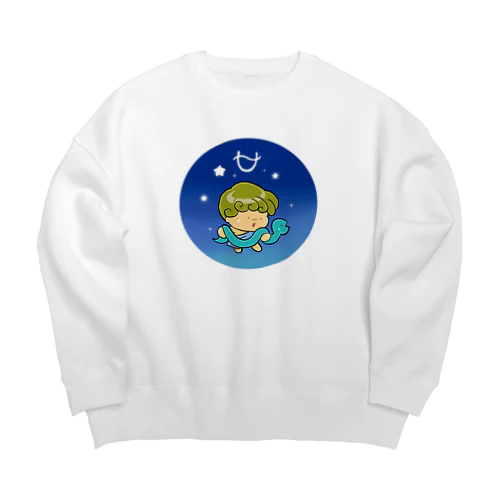 蛇使い座 Big Crew Neck Sweatshirt