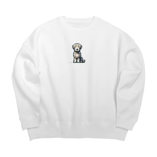 アイリッシュ・ウルフハウンド【かわいい動物たち】 Big Crew Neck Sweatshirt