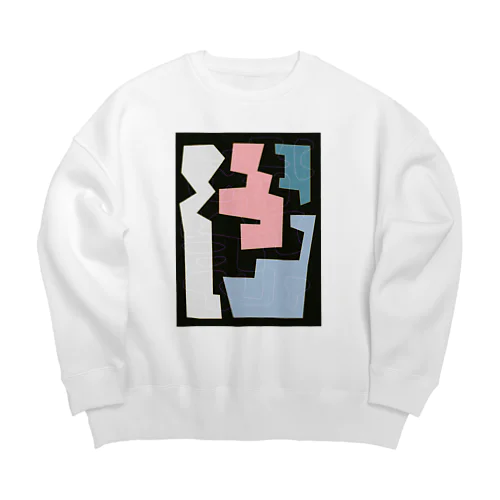 幾何学A Big Crew Neck Sweatshirt