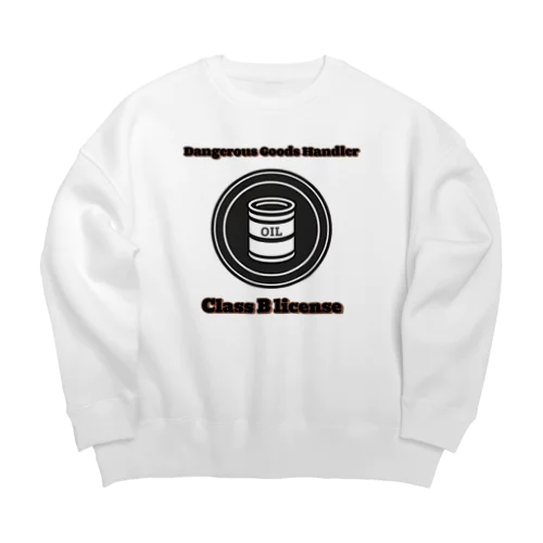 危険物取扱者乙４種 Big Crew Neck Sweatshirt