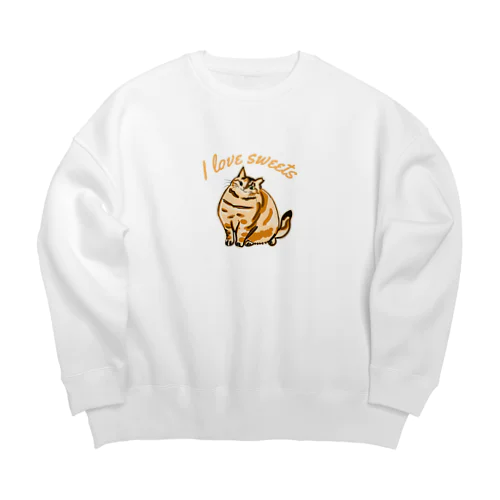 I love sweets Big Crew Neck Sweatshirt