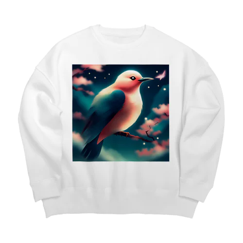 相思鳥 Big Crew Neck Sweatshirt