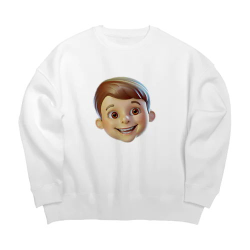 Children-kun Big Crew Neck Sweatshirt