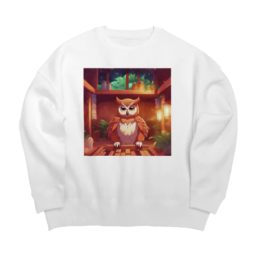 sauna animal ㉑ Big Crew Neck Sweatshirt