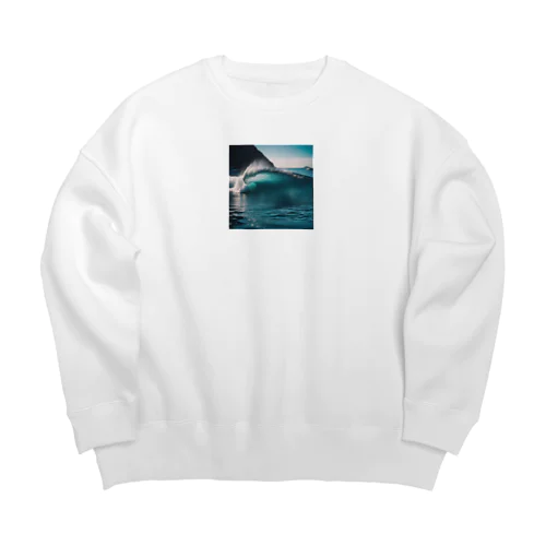 WAVES Big Crew Neck Sweatshirt