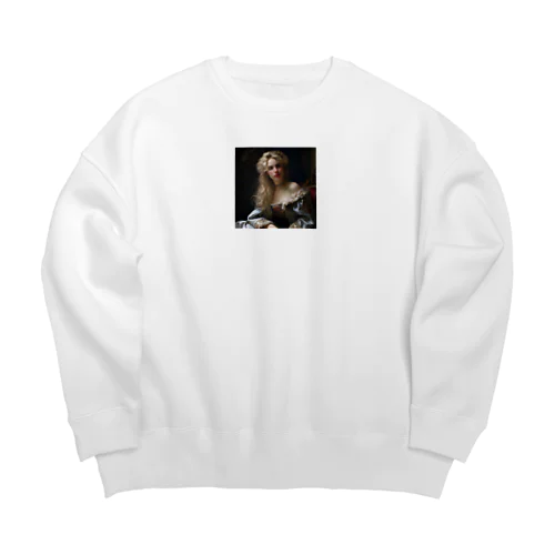 皇族の女性　なでしこ1478 Big Crew Neck Sweatshirt