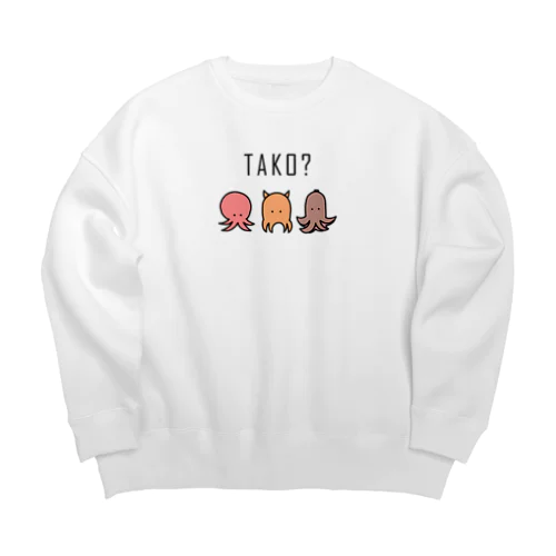 たこちゃんズ？ Big Crew Neck Sweatshirt