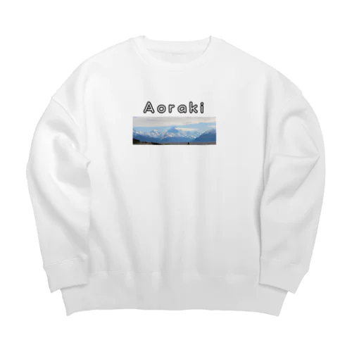 Aoraki 〜自然の宝石箱:ニュージーランドより〜 Big Crew Neck Sweatshirt