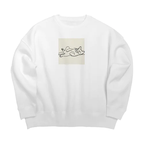 ごろね Big Crew Neck Sweatshirt