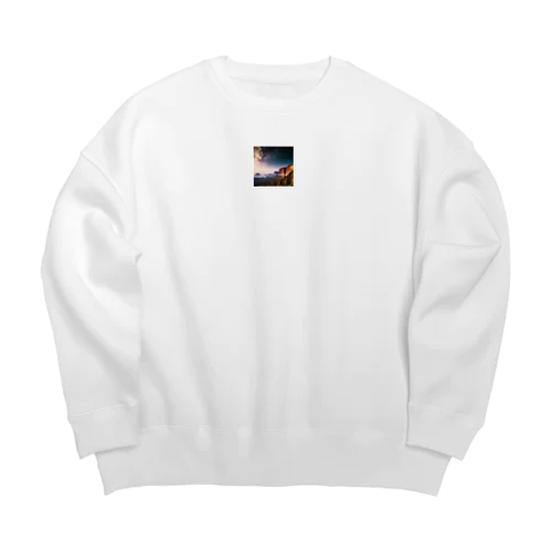 綺麗な景色 Big Crew Neck Sweatshirt