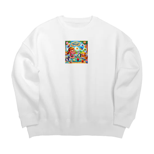 いっしょにえいご！ Big Crew Neck Sweatshirt