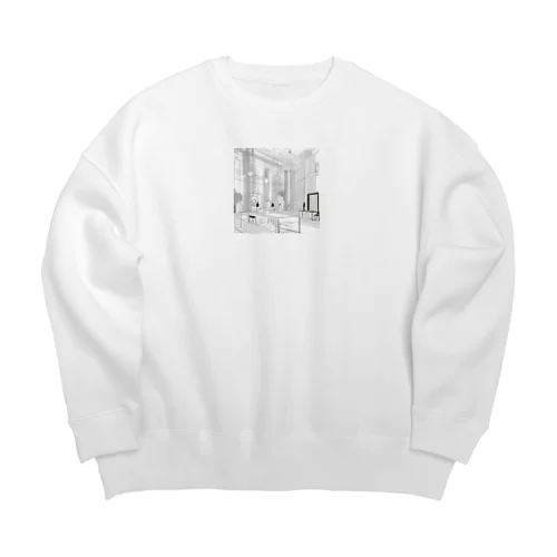 颯爽英姿 Big Crew Neck Sweatshirt