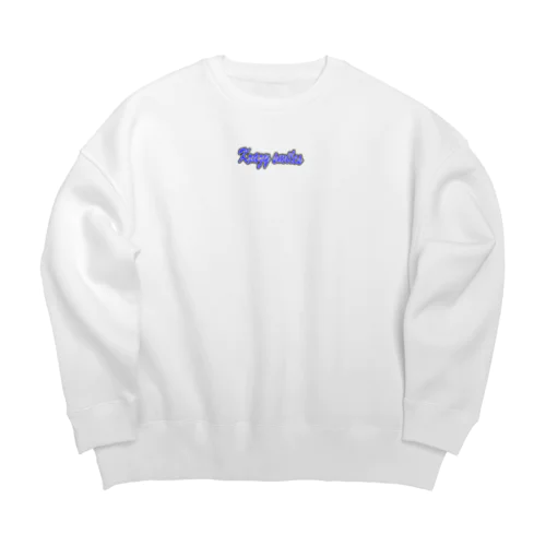 クレスマロゴ青グッズ Big Crew Neck Sweatshirt