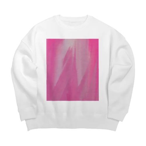 いちごみるく Big Crew Neck Sweatshirt