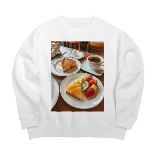 ティータイム アメジスト 2846 Big Crew Neck Sweatshirt